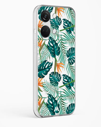 Jungle Leaves Crystal Clear Transparent Case-(OnePlus)