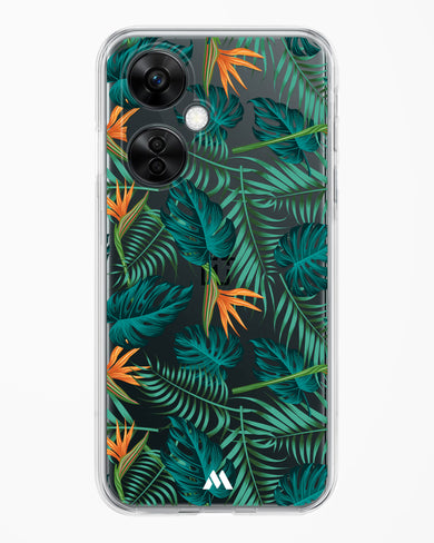 Jungle Leaves Crystal Clear Transparent Case-(OnePlus)
