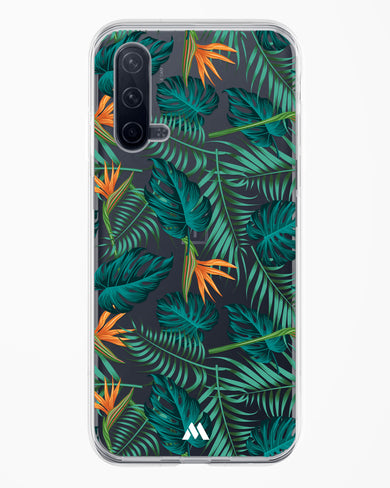 Jungle Leaves Crystal Clear Transparent Case-(OnePlus)