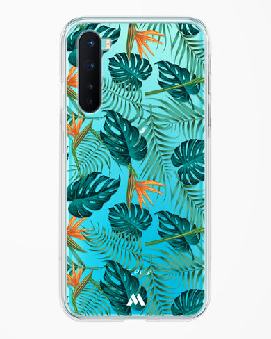 Jungle Leaves Crystal Clear Transparent Case-(OnePlus)