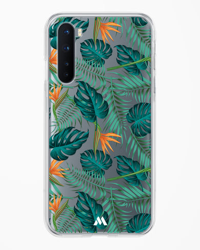 Jungle Leaves Crystal Clear Transparent Case-(OnePlus)