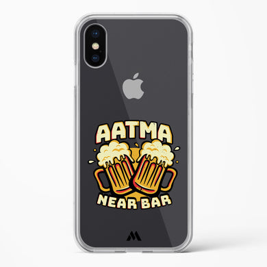 Aatma Near Bar Crystal Clear Transparent Case-(Apple)