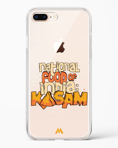 National Food Kasam Crystal Clear Transparent Case-(Apple)