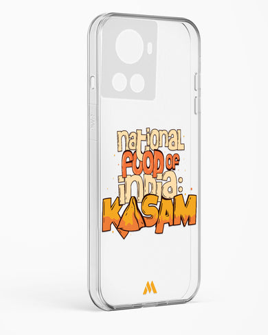 National Food Kasam Crystal Clear Transparent Case-(OnePlus)