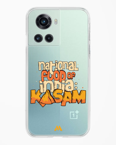 National Food Kasam Crystal Clear Transparent Case-(OnePlus)