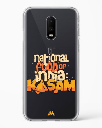 National Food Kasam Crystal Clear Transparent Case-(OnePlus)