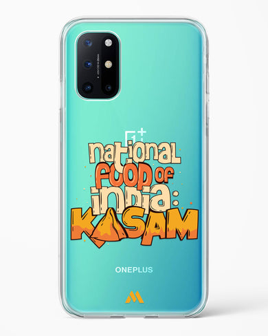 National Food Kasam Crystal Clear Transparent Case-(OnePlus)