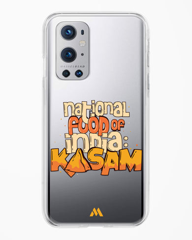 National Food Kasam Crystal Clear Transparent Case-(OnePlus)