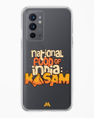 National Food Kasam Crystal Clear Transparent Case-(OnePlus)