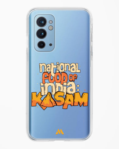 National Food Kasam Crystal Clear Transparent Case-(OnePlus)