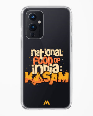 National Food Kasam Crystal Clear Transparent Case-(OnePlus)