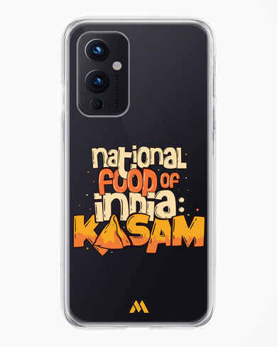 National Food Kasam Crystal Clear Transparent Case-(OnePlus)