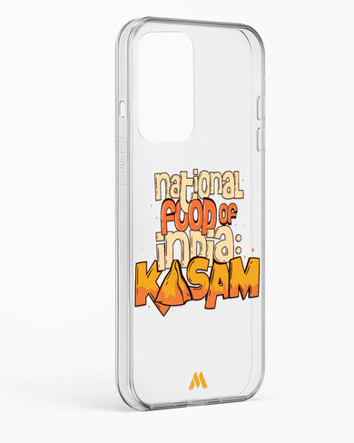 National Food Kasam Crystal Clear Transparent Case-(OnePlus)