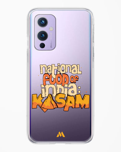 National Food Kasam Crystal Clear Transparent Case-(OnePlus)