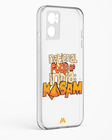 National Food Kasam Crystal Clear Transparent Case-(OnePlus)