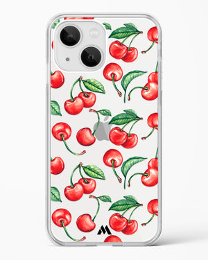 Cherry Surprise Crystal Clear Transparent Case-(Apple)