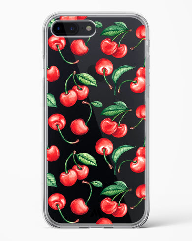 Cherry Surprise Crystal Clear Transparent Case-(Apple)