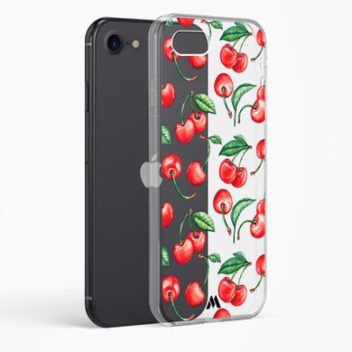 Cherry Surprise Crystal Clear Transparent Case-(Apple)