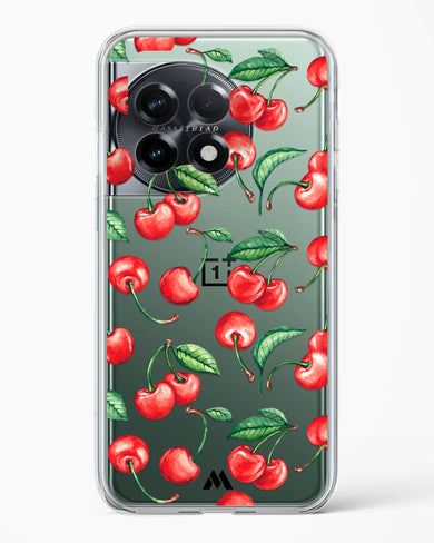 Cherry Surprise Crystal Clear Transparent Case-(OnePlus)