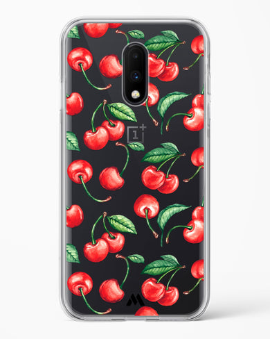 Cherry Surprise Crystal Clear Transparent Case-(OnePlus)