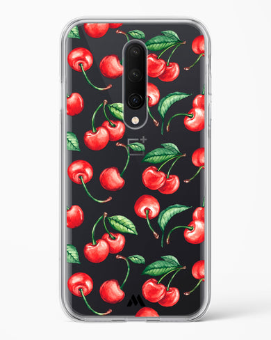 Cherry Surprise Crystal Clear Transparent Case-(OnePlus)