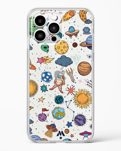 Space Frenzy Crystal Clear Transparent Case-(Apple)