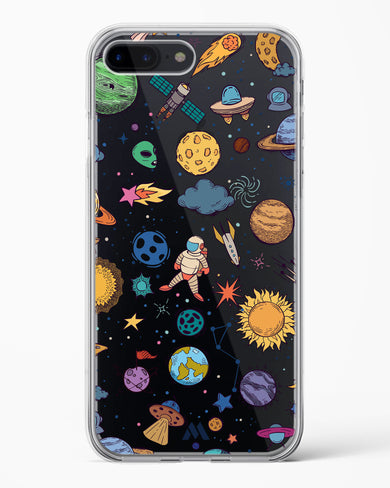 Space Frenzy Crystal Clear Transparent Case-(Apple)