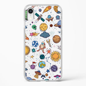 Space Frenzy Crystal Clear Transparent Case-(Apple)