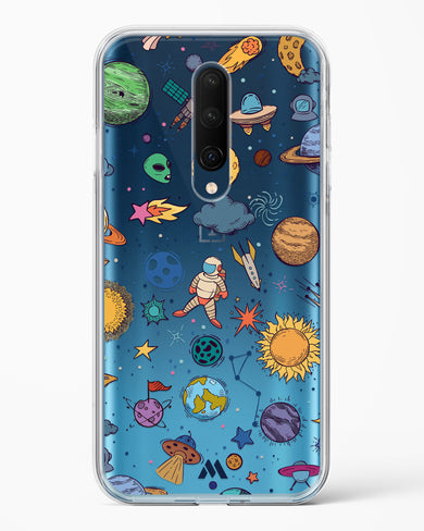 Space Frenzy Crystal Clear Transparent Case-(OnePlus)