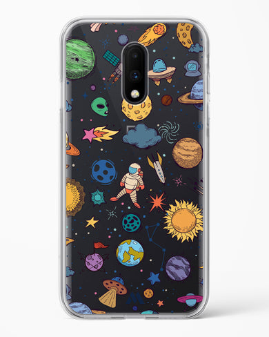 Space Frenzy Crystal Clear Transparent Case-(OnePlus)