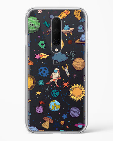 Space Frenzy Crystal Clear Transparent Case-(OnePlus)