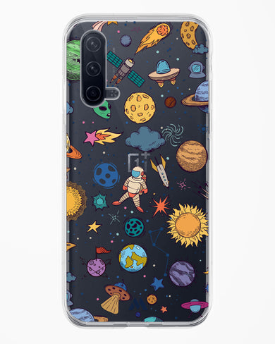 Space Frenzy Crystal Clear Transparent Case-(OnePlus)