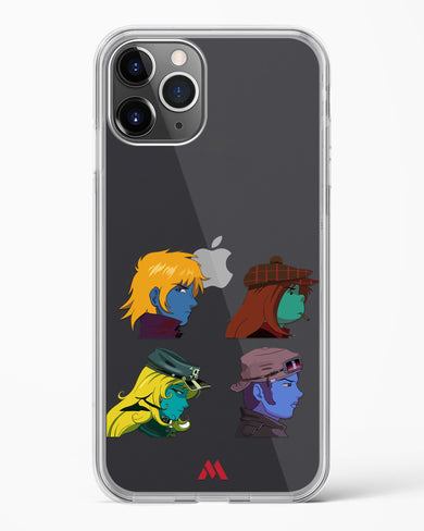 Gorillaz Daft Punk Interstellar555 Crossover Crystal Clear Transparent Case-(Apple)