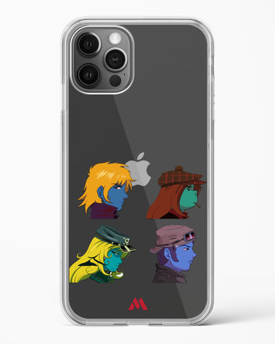 Gorillaz Daft Punk Interstellar555 Crossover Crystal Clear Transparent Case-(Apple)