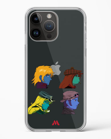 Gorillaz Daft Punk Interstellar555 Crossover Crystal Clear Transparent Case-(Apple)