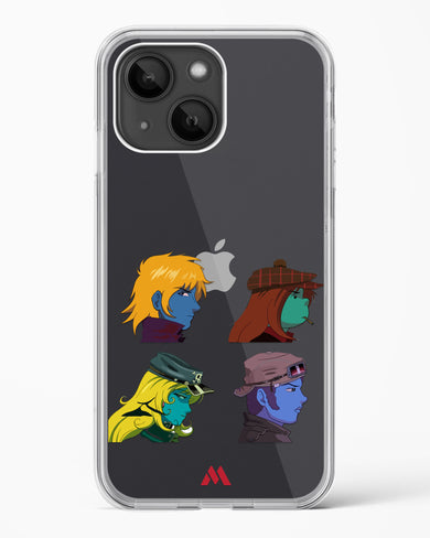 Gorillaz Daft Punk Interstellar555 Crossover Crystal Clear Transparent Case-(Apple)