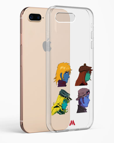 Gorillaz Daft Punk Interstellar555 Crossover Crystal Clear Transparent Case-(Apple)