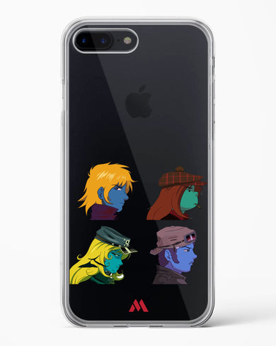 Gorillaz Daft Punk Interstellar555 Crossover Crystal Clear Transparent Case-(Apple)