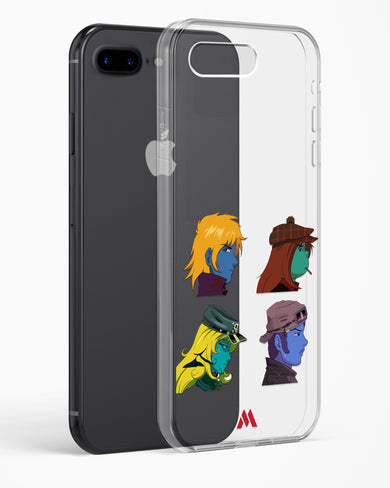 Gorillaz Daft Punk Interstellar555 Crossover Crystal Clear Transparent Case-(Apple)