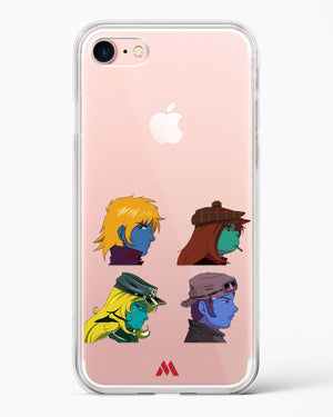 Gorillaz Daft Punk Interstellar555 Crossover Crystal Clear Transparent Case-(Apple)
