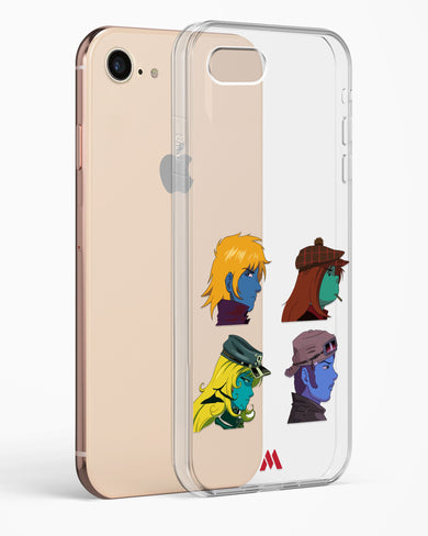 Gorillaz Daft Punk Interstellar555 Crossover Crystal Clear Transparent Case-(Apple)