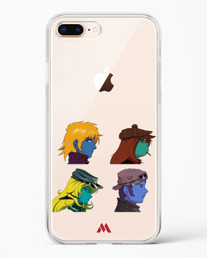 Gorillaz Daft Punk Interstellar555 Crossover Crystal Clear Transparent Case-(Apple)