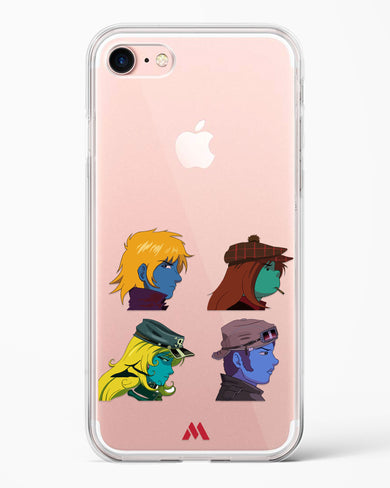 Gorillaz Daft Punk Interstellar555 Crossover Crystal Clear Transparent Case-(Apple)