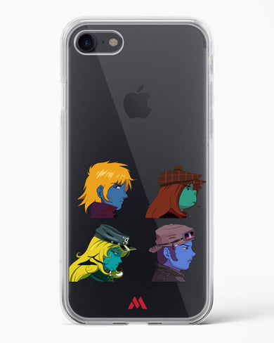 Gorillaz Daft Punk Interstellar555 Crossover Crystal Clear Transparent Case-(Apple)
