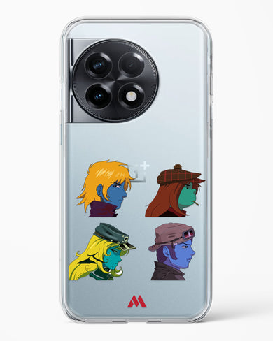 Gorillaz Daft Punk Interstellar555 Crossover Crystal Clear Transparent Case-(OnePlus)