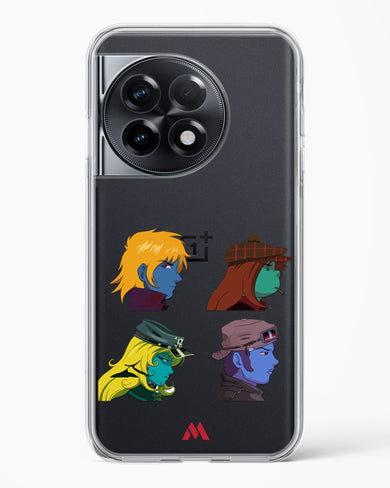 Gorillaz Daft Punk Interstellar555 Crossover Crystal Clear Transparent Case-(OnePlus)