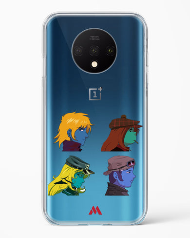 Gorillaz Daft Punk Interstellar555 Crossover Crystal Clear Transparent Case-(OnePlus)