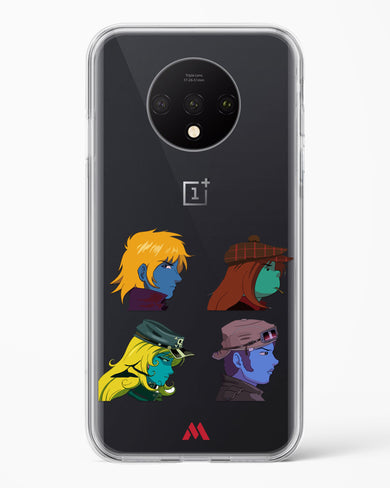 Gorillaz Daft Punk Interstellar555 Crossover Crystal Clear Transparent Case-(OnePlus)