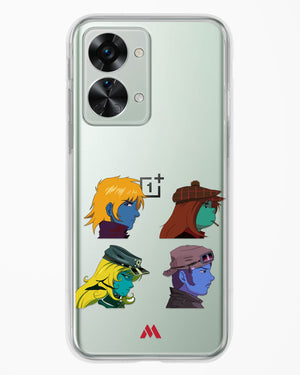 Gorillaz Daft Punk Interstellar555 Crossover Crystal Clear Transparent Case-(OnePlus)