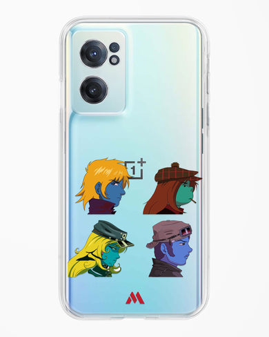 Gorillaz Daft Punk Interstellar555 Crossover Crystal Clear Transparent Case-(OnePlus)